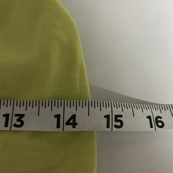 Athleta Lime Green Sleeveless Spaghetti Strap Athletic Top -Size Medium - Picture 5 of 6